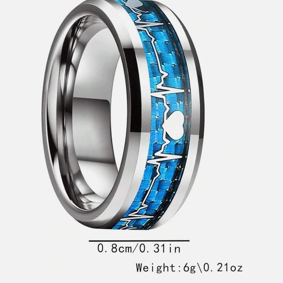 🆕 Heartbeat Ring Size 8 - Picture 2 of 3